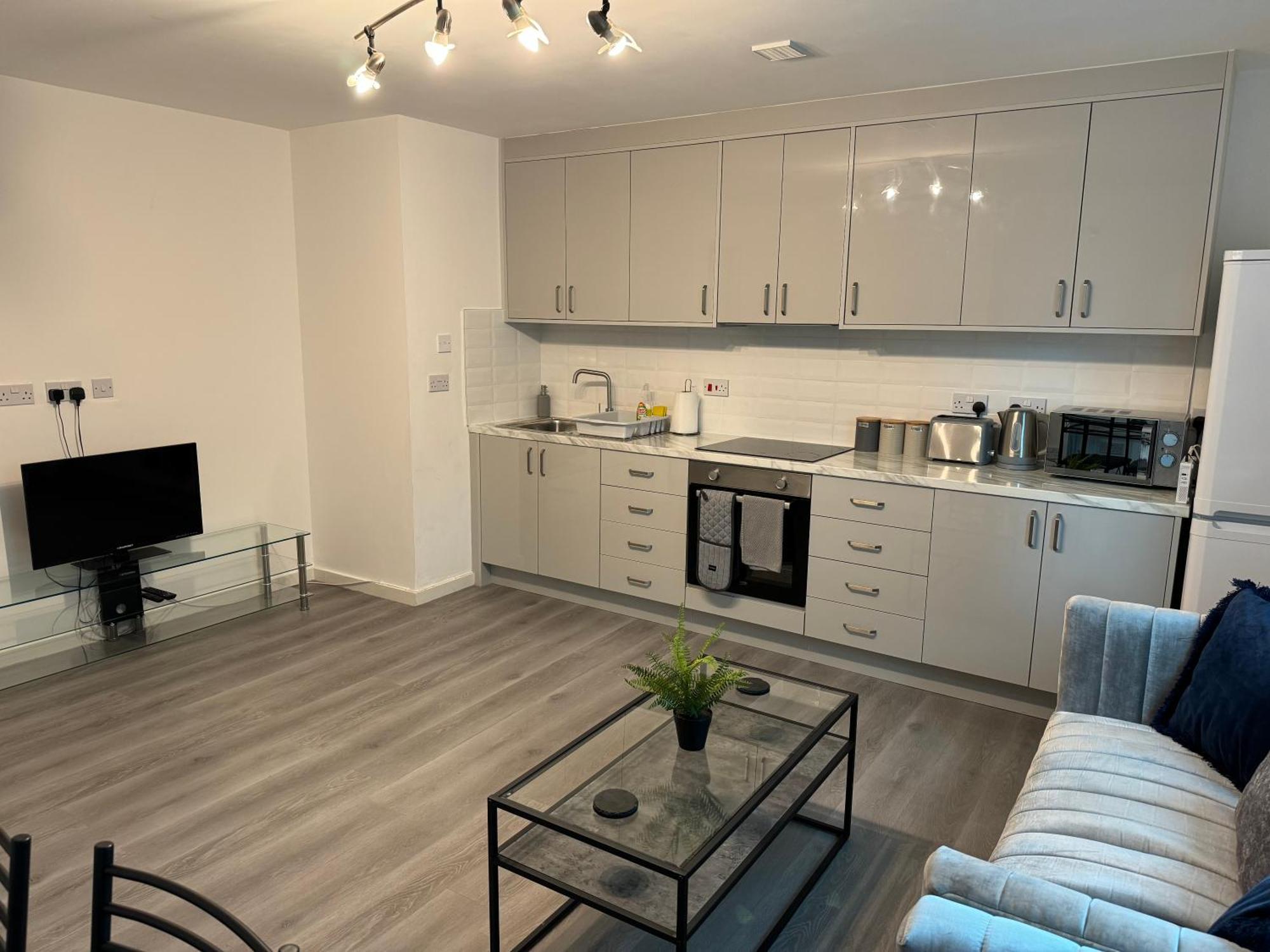Modern Smart 2 Bedroom Apartment Central แมนเชสเตอร์ ภายนอก รูปภาพ