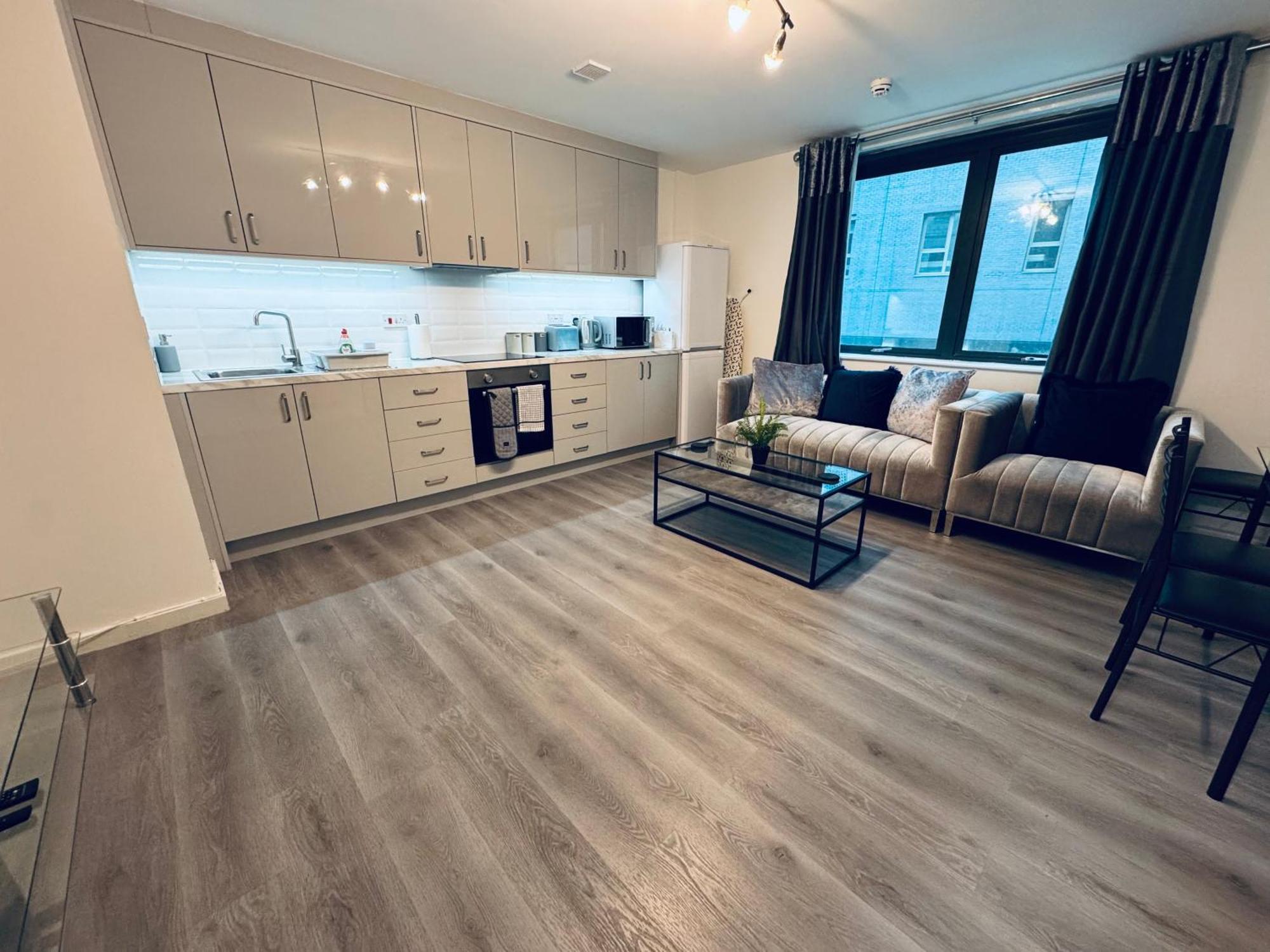 Modern Smart 2 Bedroom Apartment Central แมนเชสเตอร์ ภายนอก รูปภาพ